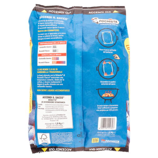 Fochista Accedi il Sacco 1,3 Kg
