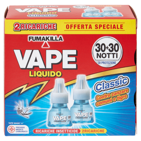 VAPE Liquido Classic Ricarica 2 x 18 ml
