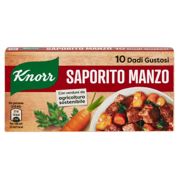 Knorr Saporito Manzo 10 Dadi 100 g