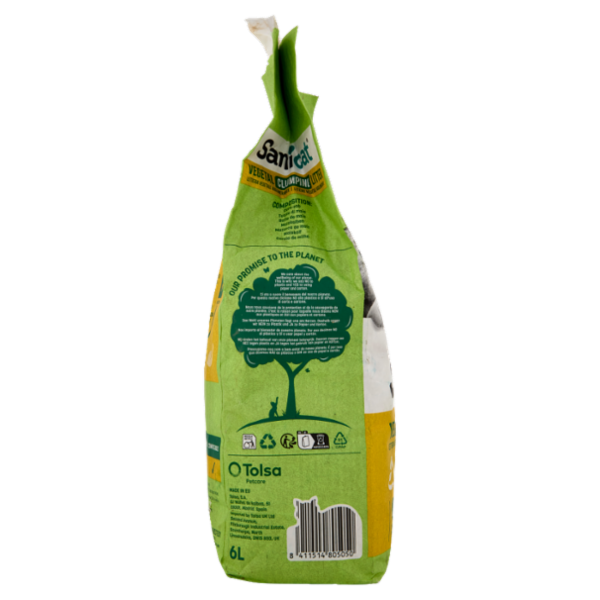 Sanicat Natura Activa Lettiera vegetale agglomerante 6 L