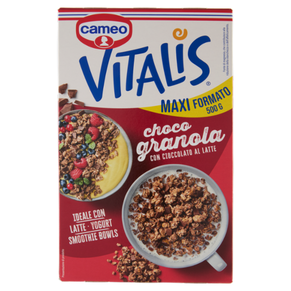 cameo Vitalis choco granola con Cioccolato al Latte 500 g