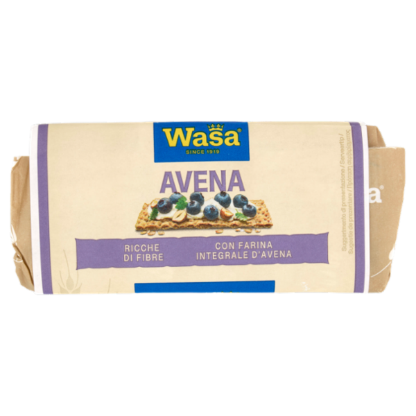 Wasa Chruncy Twist Cracker con Farina Integrale di Avena e Fiocchi d'Avena 265g