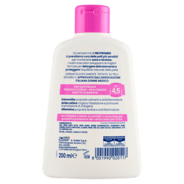 Neutromed delicatezza pH 4,5 Detergente Intimo 200 ml
