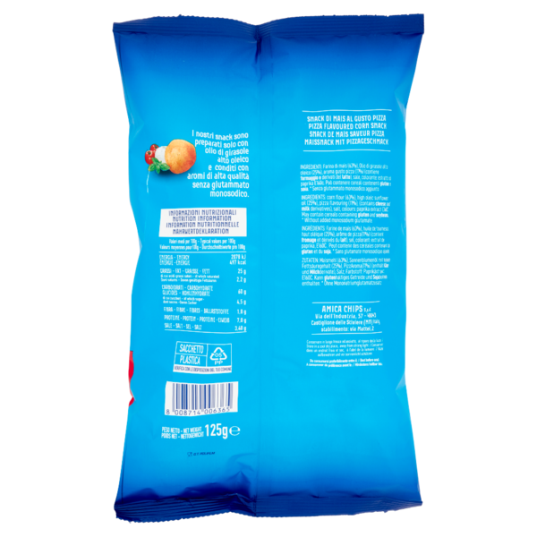 Amica Chips Pallina di mais gusto Pizza 125 g