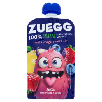 Zuegg Frutta Frullata Mela, Fragola, Mirtillo 90 g