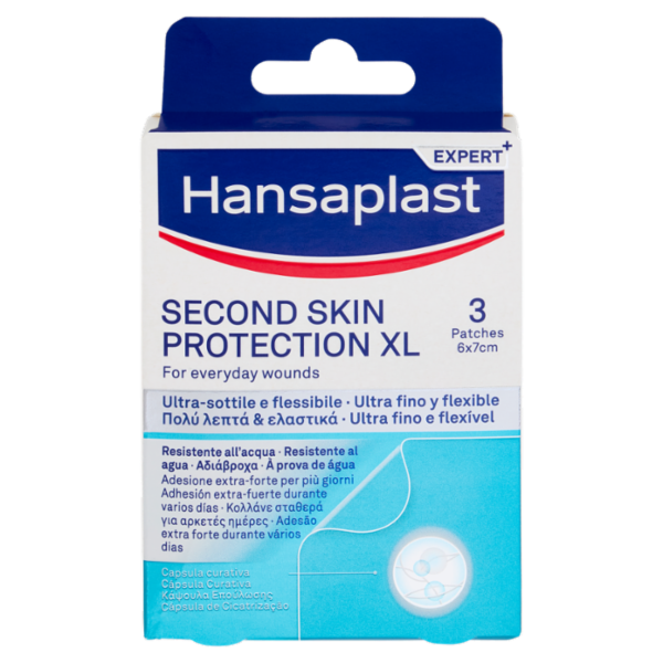 Hansaplast Expert+ Second Skin Protection XL 3 pz