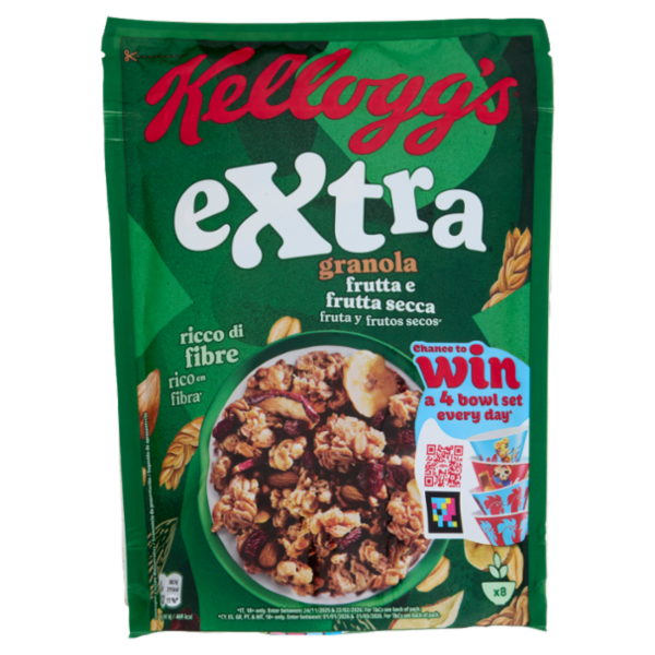 Kellogg's extra granola frutta e frutta secca 375 g