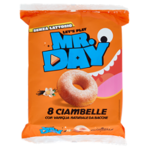 Mr.Day 8 Ciambelle Con Vaniglia Naturale Da Bacche 8 x 40 g