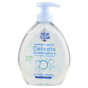 Fresh & Clean Sapone Liquido Delicato Ipoallergenico* Con Acqua Micellare 300 Ml