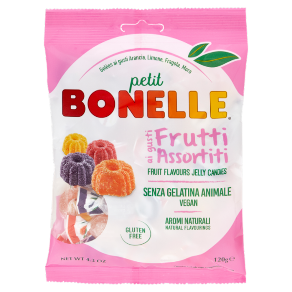 Bonelle Gelées ai gusti Arancia, Limone, Fragola, Mora 120 g