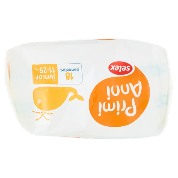Selex Primi Anni Pannolini per Bambini Junior 11-25 kg 18 pezzi