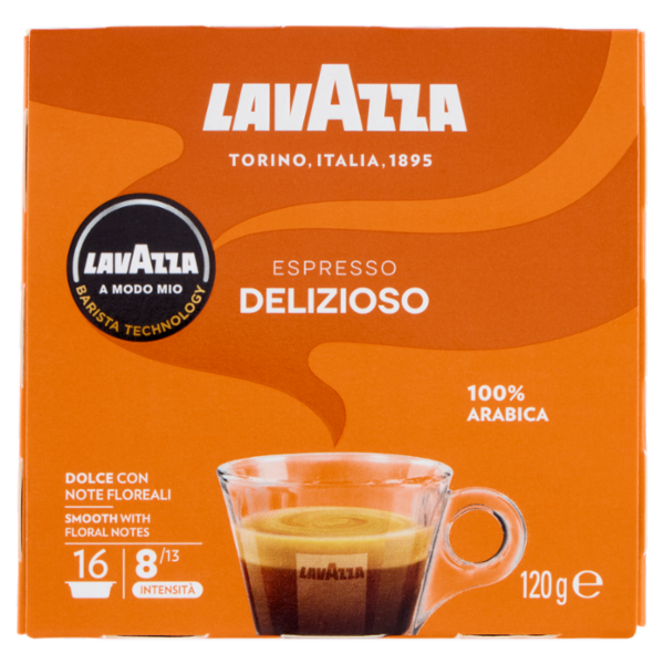 Lavazza A Modo Mio Espresso Delizioso 16 Capsule 120 g