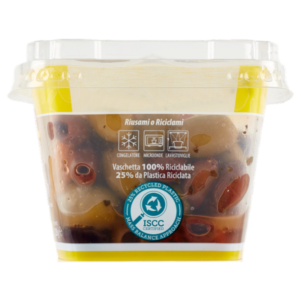 Madama Oliva Gran mix Aperitivo Olive Denocciolate con Peperoni 220 g