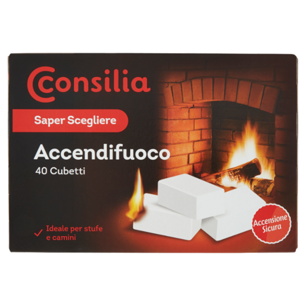Consilia Saper Scegliere Accendifuoco 40 pz