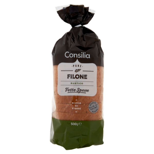 Consilia Pane Filone Rustico a Fette 500 g