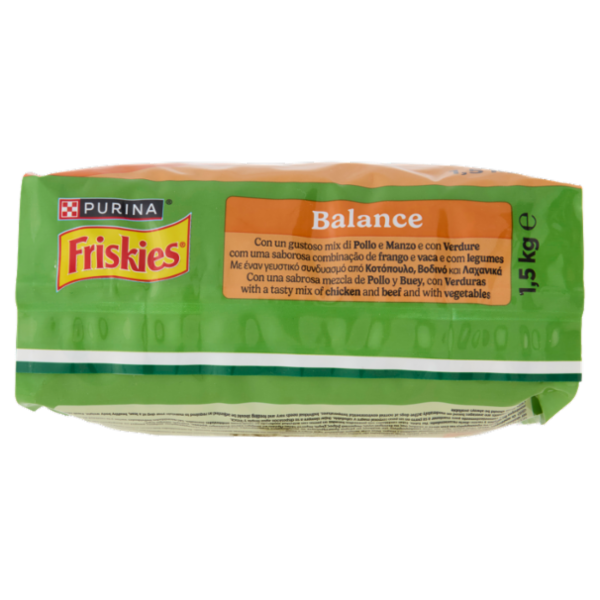 PURINA FRISKIES Balance Pollo e Manzo e con Verdure 1,5kg
