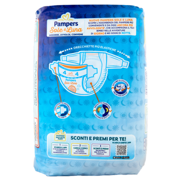 Pampers Sole e Luna 5 Junior 15 pz