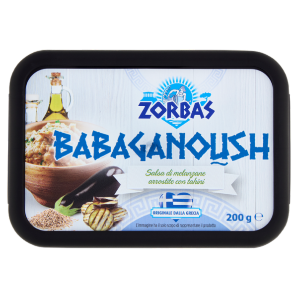 Zorbas Babaganoush Salsa di melanzane arrostite con tahini 200 g