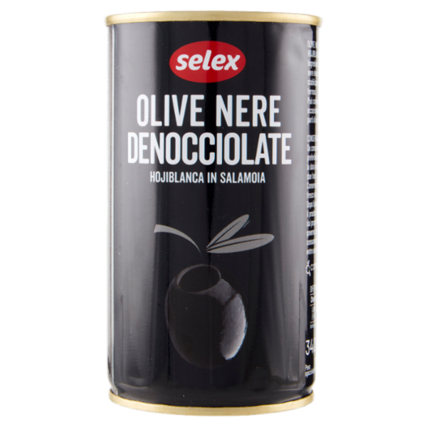 Selex Olive Nere Hojiblanca Denocciolate in Salamoia 340 g