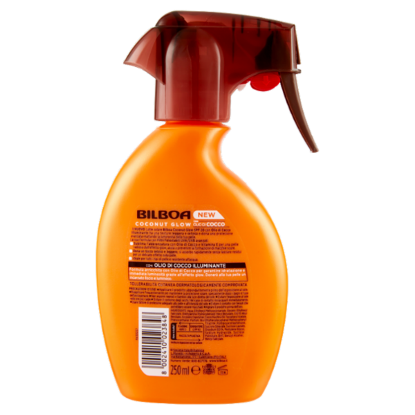Bilboa Coconut Glow 20 Media con Olio di Cocco Illuminante 250 ml