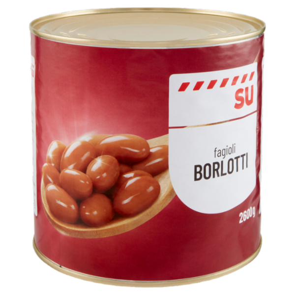 Sù Fagioli Borlotti Lessati 2600 g