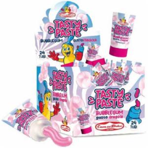 CARAMELLE TUBO BUBBLEGUM DENTIFRICIO CASA DEL DOLCE GR.45