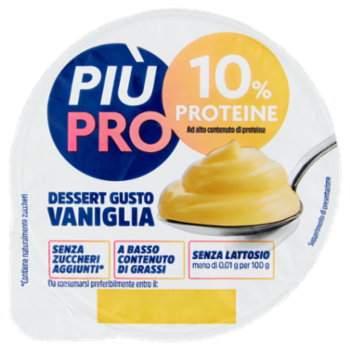 Piùpro Dessert Fresco Alla Vaniglia Alto Proteico Senza Lattosio 200 g