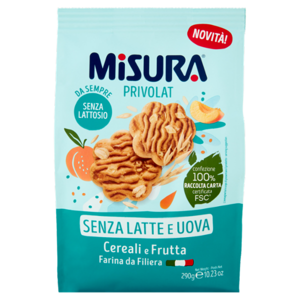 Misura Privolat Cereali e Frutta 290 g