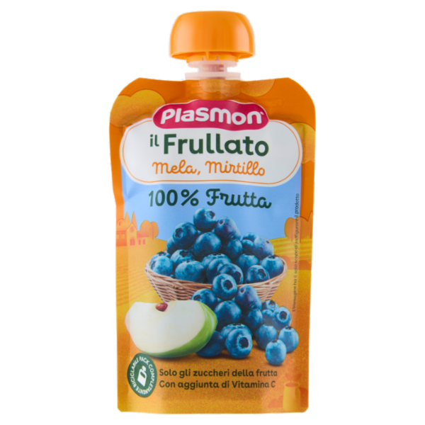 Plasmon il Frullato Mela, Mirtillo 100 g