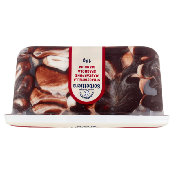 Sammontana Sorbettiera Stracciatella, Mascarpone, Spagnola, Gianduia 1 Kg