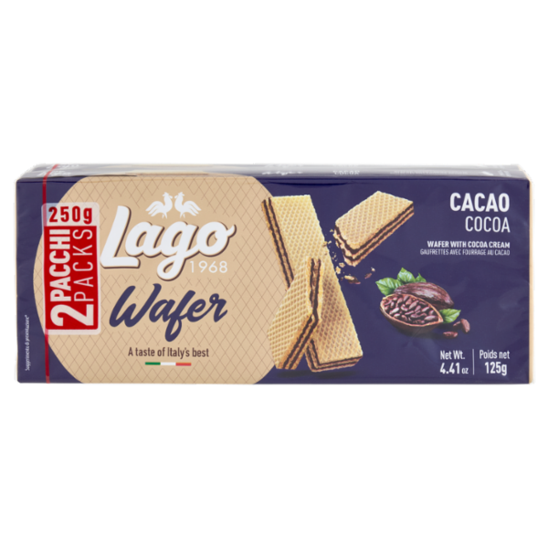 Lago Wafer Cacao 2 x 125 g