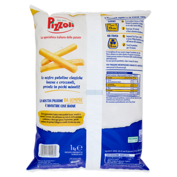 Pizzoli PataSnella Patatine 1 kg