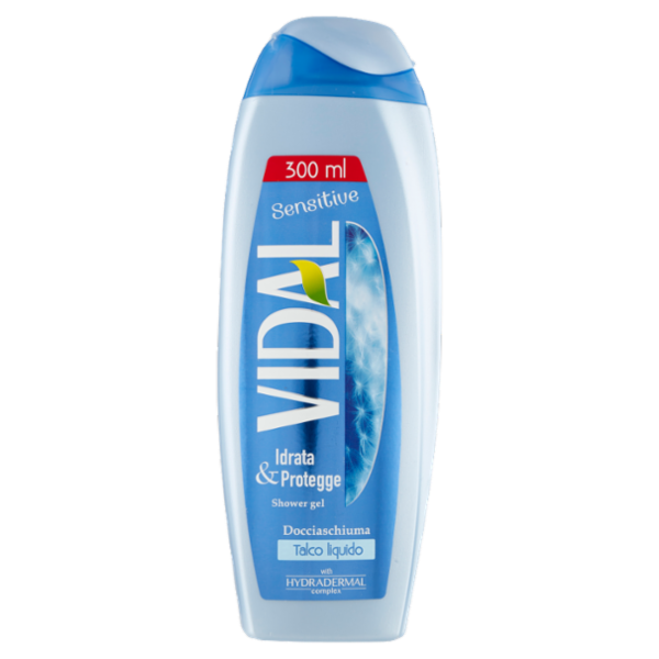 Vidal Sensitive Docciaschiuma Talco liquido 300 ml