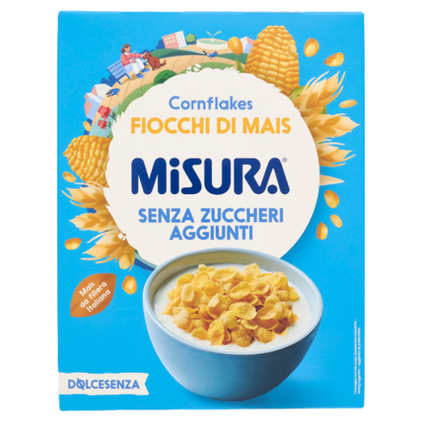 Misura Dolcesenza Cornflakes Fiocchi di Mais 350 g