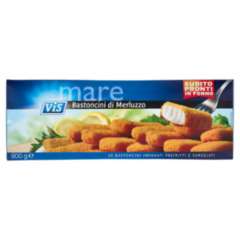 Vis Mare Bastoncini Di Merluzzo Surgelati 900 g