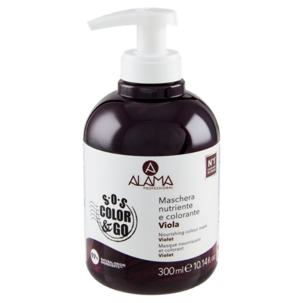 Alama Professional S.O.S. Color & Go Maschera nutriente e colorante Viola 300 ml