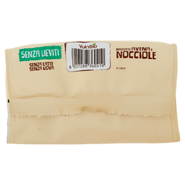 YukyBio Senza Lieviti Biscotti Avena e Nocciole 200 g