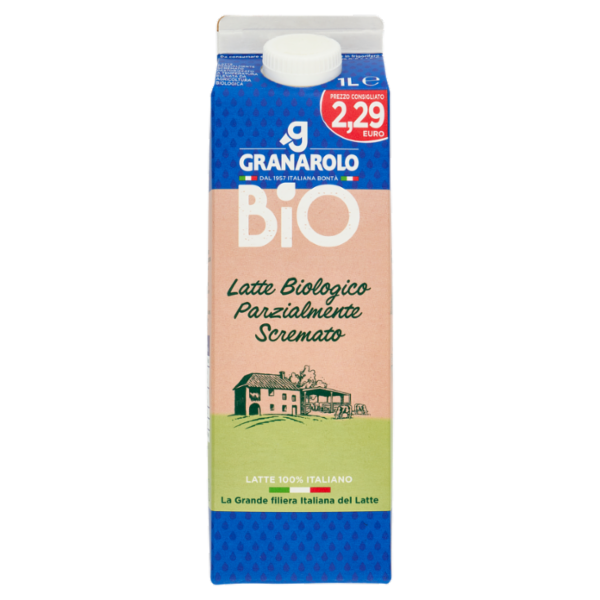 Granarolo Bio Latte Biologico Parzialmente Scremato 1 L