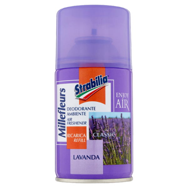 Strabilia Millefleurs Deodorante Ambiente Lavanda Ricarica 250 ml