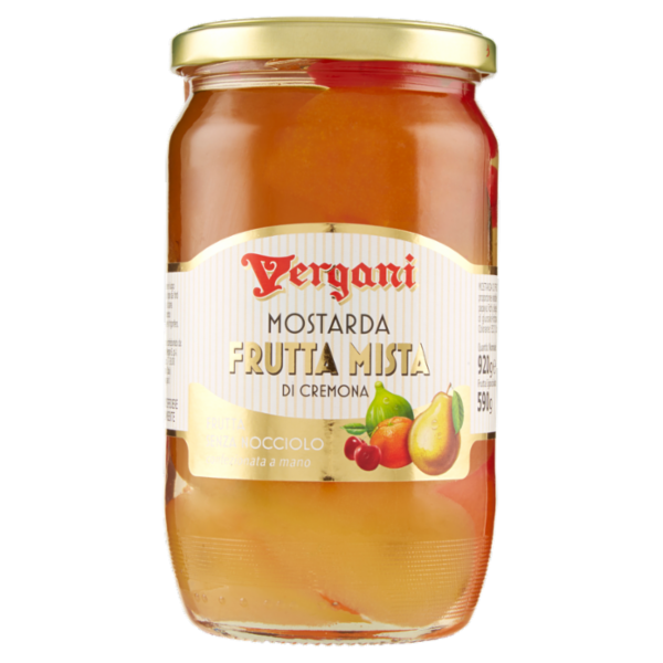 Vergani Mostarda Frutta Mista di Cremona 920 g
