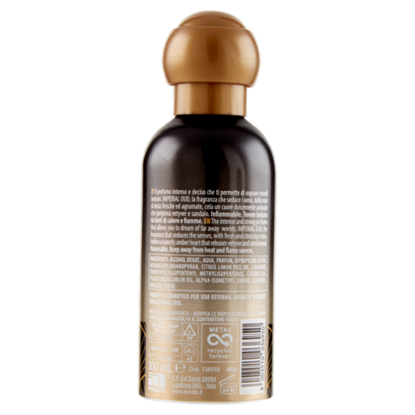 Malizia Profumo d'Intesa Imperial Oud Parfum 100 mL