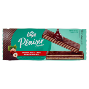 Lago Plaisir Chocolate Cioccolato Al Latte Wafer Cioccolato Al Latte Con Crema Alle Nocciole 120 g