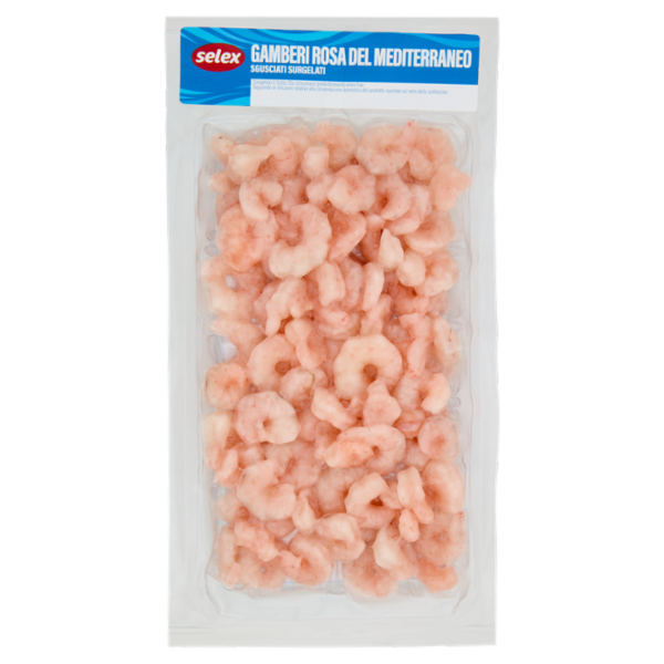 Selex Gamberi Rosa del Mediterraneo Sgusciati Surgelati 200 g