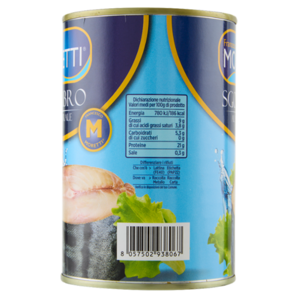 Francesco Moretti Sgombro al Naturale 425 g