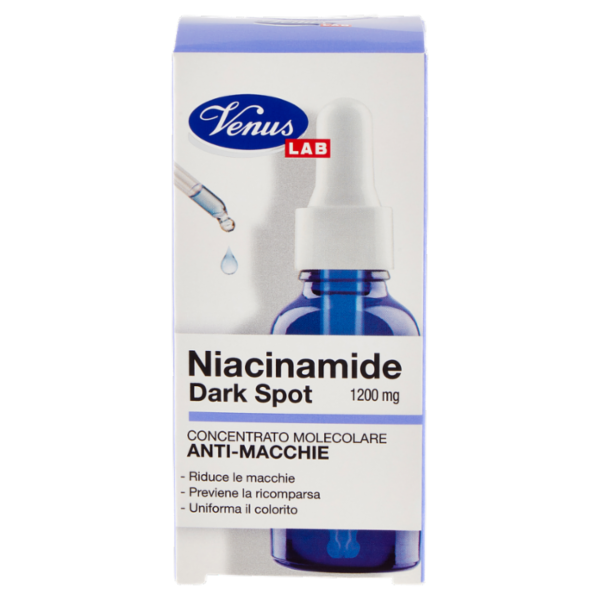 Venus Lab Niacinamide Dark Spot 1200 mg Concentrato Molecolare Anti-Macchie 30 mL