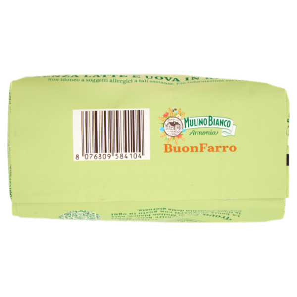 Mulino Bianco Armonia Buonfarro Biscotti Farro Mandorle Miele Senza Latte e Uova 270g