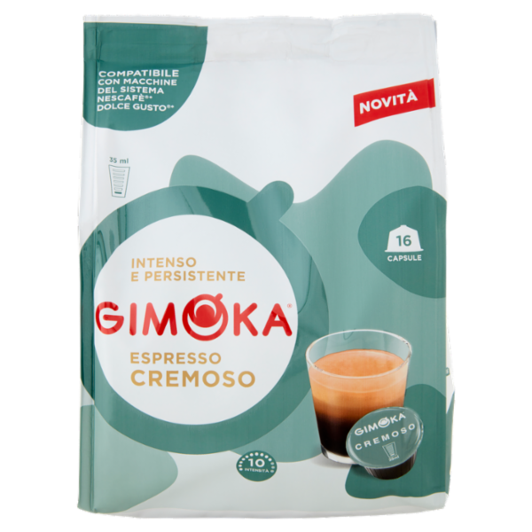 Gimoka Espresso Cremoso Compatibile Nescafè* Dolce Gusto* 16 Capsule 112 g
