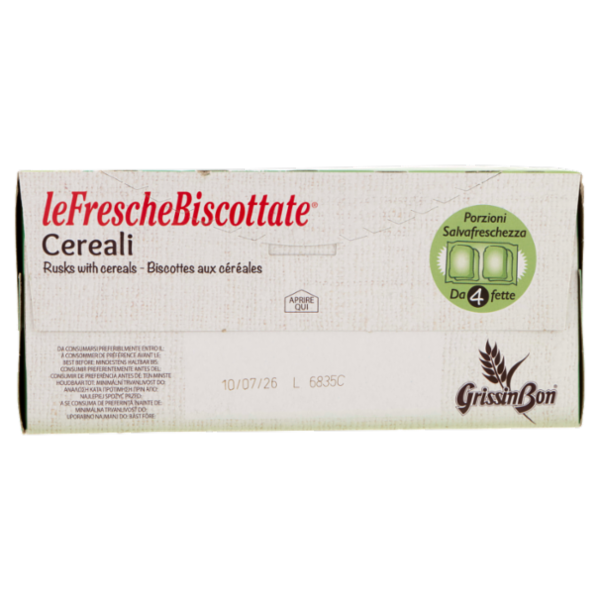 GrissinBon leFrescheBiscottate Cereali 250 g