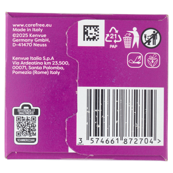 Carefree Plus Long Salvaslip 24 pz