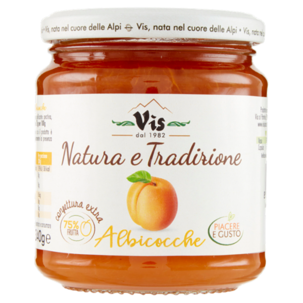 Vis Natura e Tradizione confettura extra Albicocche 340 g